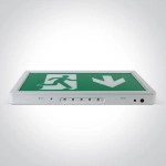 WHITE WALL EMERGENCY LED 3W IP20 M3hrs 230V 89408/W ONE LIGHT